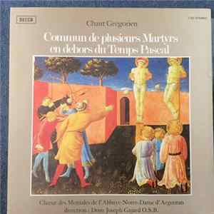 FLAC Choeur Des Moniales De L'Abbaye Notre-Dame D'Argentan - Chant Gregorian : Commun de Plusieurs Martyrs En Dehors Du Temps Pascal